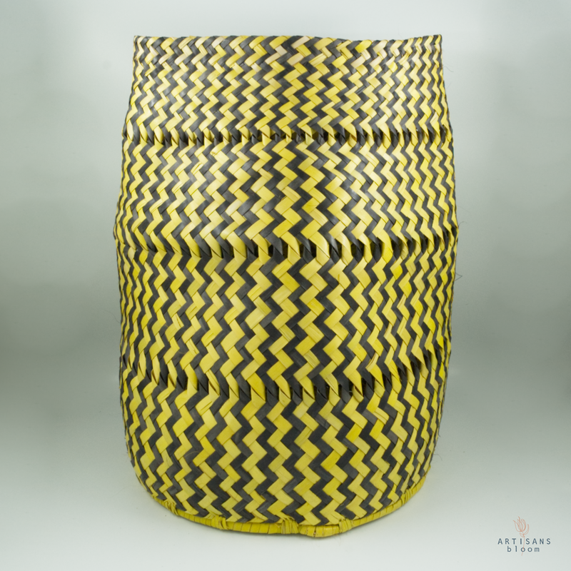 Black and Gold AmaNiceNice Basket -  Medium - Artisans Bloom