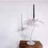 Beaded Palm Candlestick - Double - Artisans Bloom