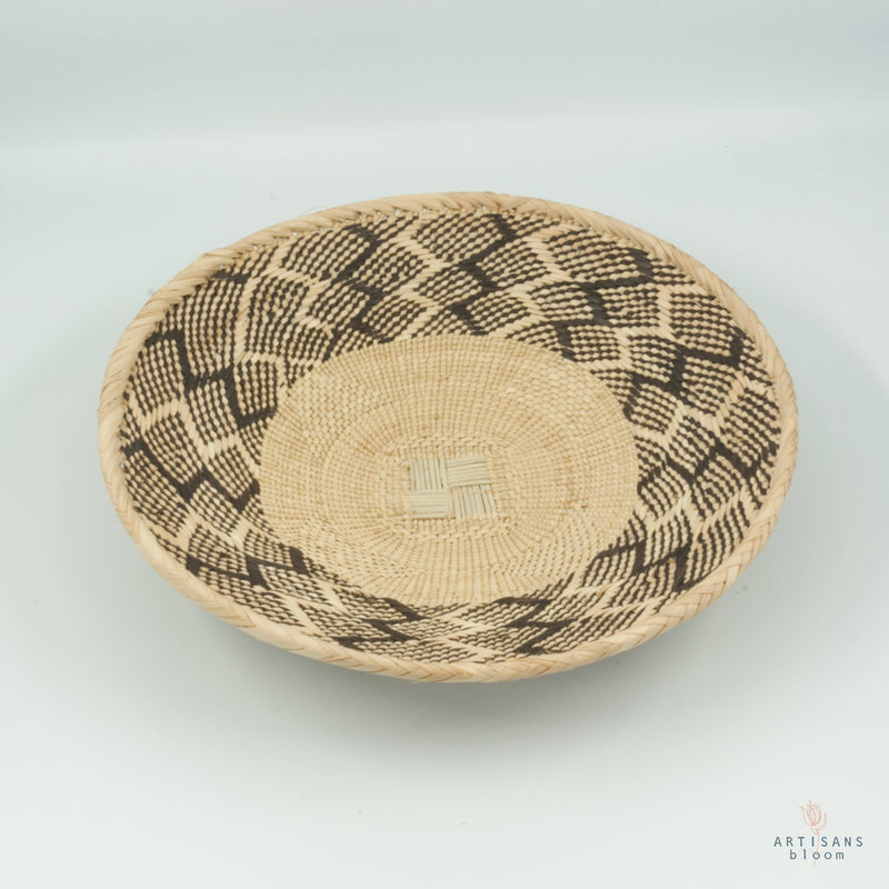 Binga Fine Weave Tribal Basket - 31-35cm - Artisans Bloom