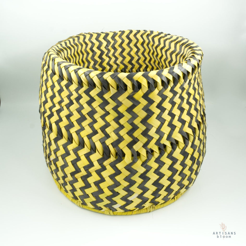 Black and Gold AmaNiceNice Basket - Medium - Artisans Bloom