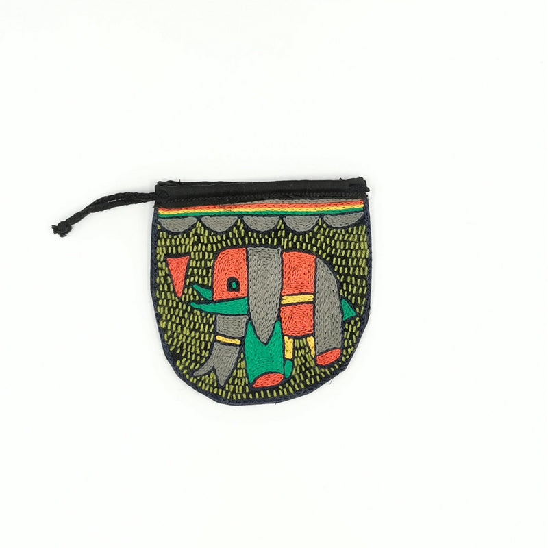 Embroidered Pouch - Artisans Bloom