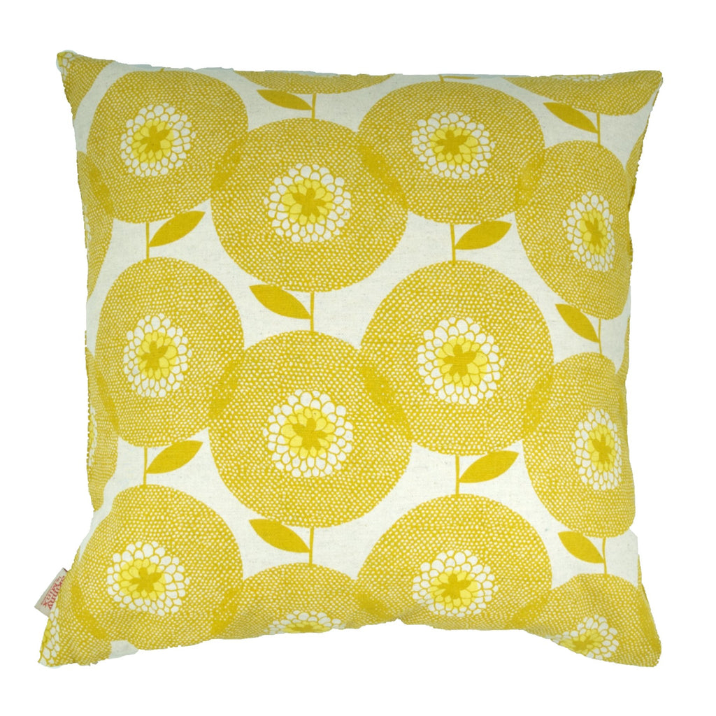 Goldenrod Flower Fields Cushion Cover - Artisans Bloom