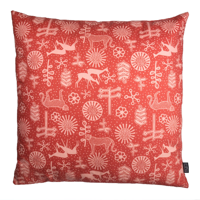 Masala Leopard Cushion Cover - Artisans Bloom