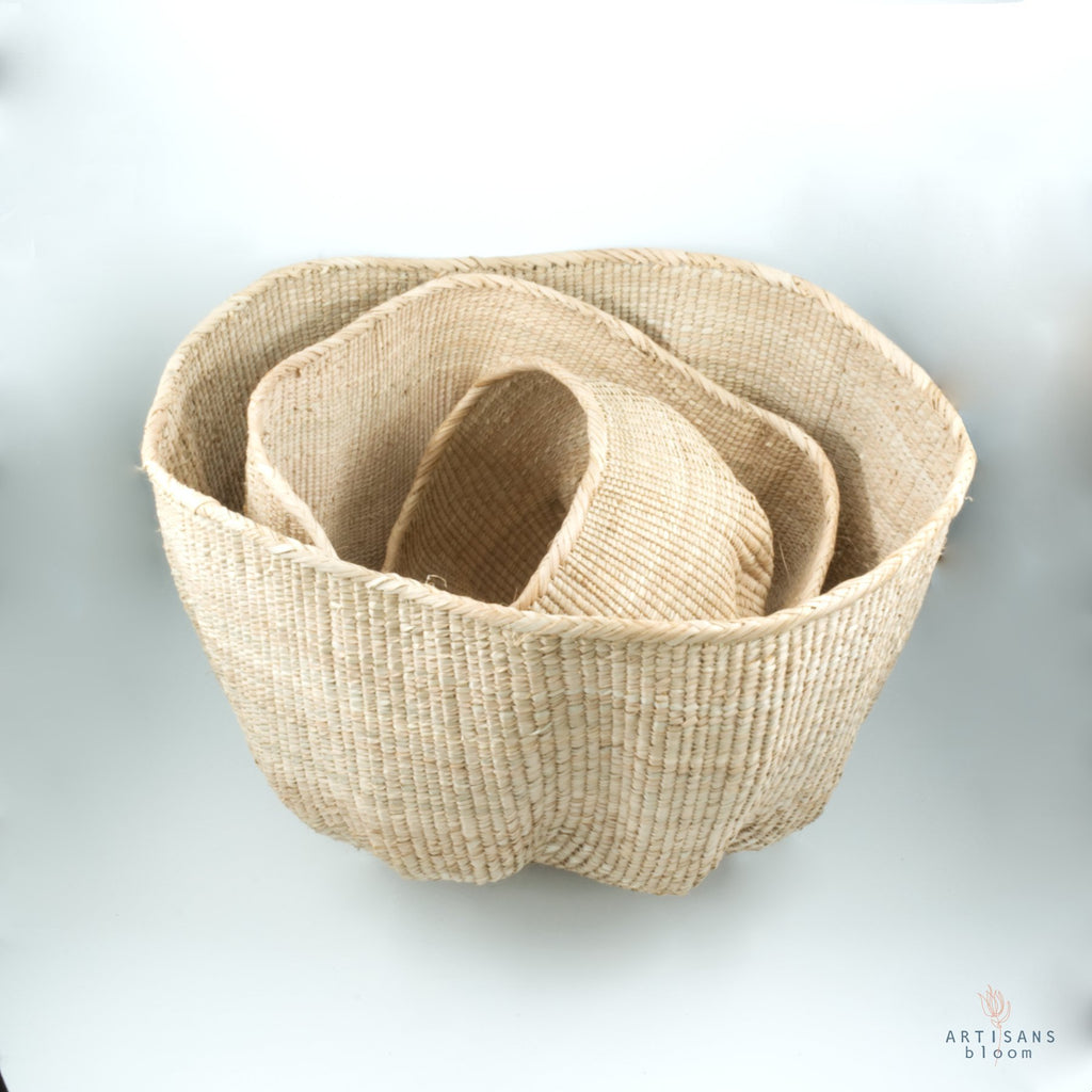 Wonky Basket Natural - Artisans Bloom